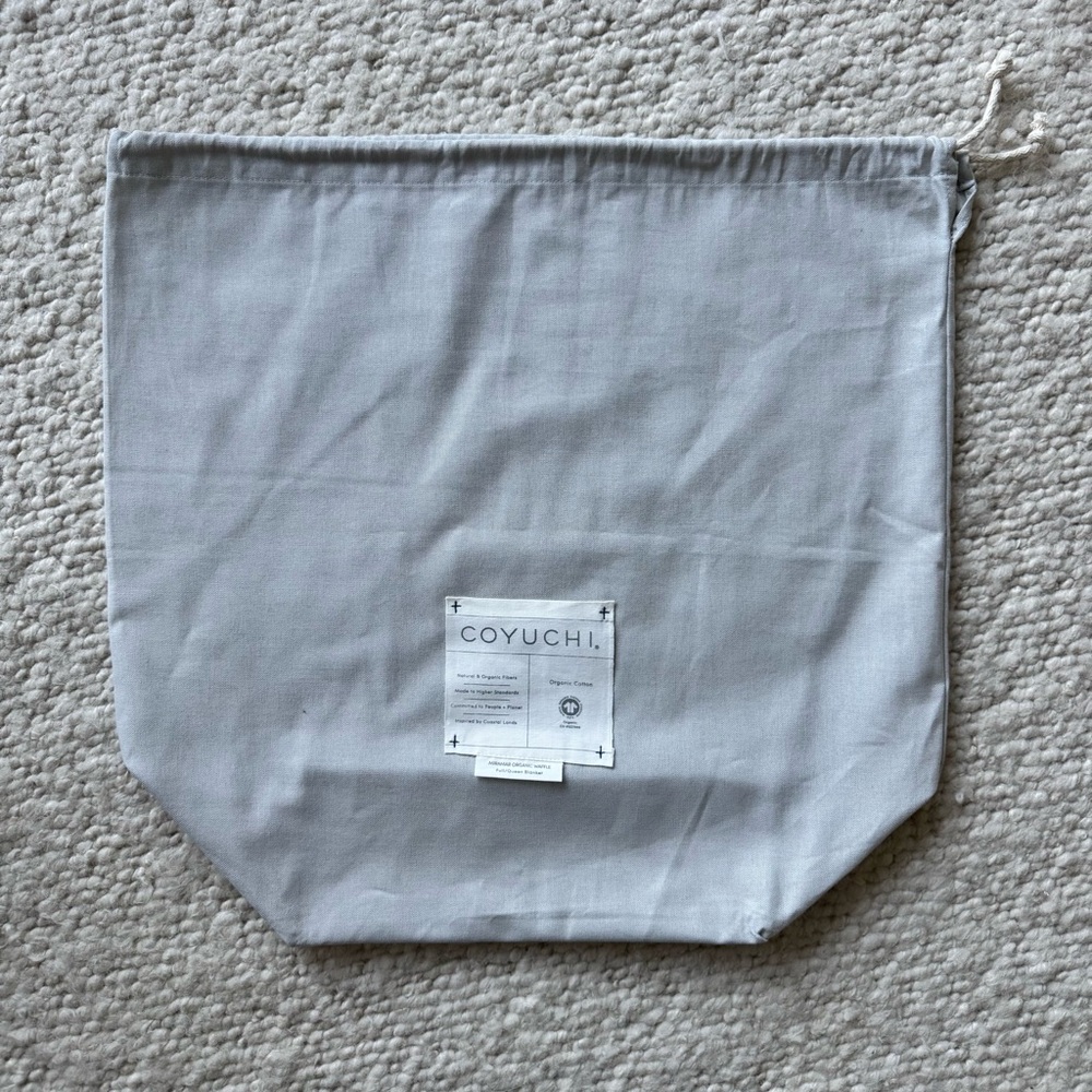 Coyuchi Cotton Garment Bag